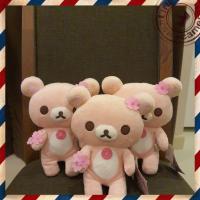 ราคา ตุ๊กตาโคริลัคคุมะ ดอกไม้บาน ขนาด 25, 30 cm ลิขสิทธิ์แท้ KO RILAKKUMA BLOSSOMS (9614184643)
