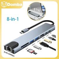 ราคา 8 In 1 Usb Hub Hdmi/usb Type C ถึง Hdmi/usb เป็นตัวแปลง HDMI/hdmi เป็นตัวแปลง USB/4K TF Card Reader Converter /100 Mps (28340377429)