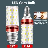ราคา E14 E27 LED Tricolor Dimming หลอดไฟข้าวโพดหลอดไฟ 12W 16W 20W LED สกรูฐานโคมไฟ 220V (27409219584)