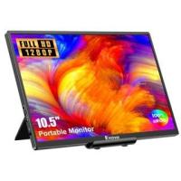 ราคา Eyoyo จอภาพแบบพกพา 10.5 นิ้วจอภาพ 1920x1280 จอภาพ 178° หน้าจอแสดงผล IPS Plug and Playwith HDMI, จอภาพภายนอกสําหรับโทรศัพท์พีซี Xbox Switch PS4 แล็ปท็อป (41553069289)