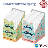 ราคา [ Kleenex] Hand Sanitizer Spray 15ml x 6 EA (กล่อง) - Green Floral / Fresh Aloe, การทําหมัน 99.9%, Slim Card Type , สูตรให้ความชุ่มชื้น (40002024570)