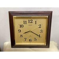 ราคา นาฬิกาแขวนผนัง Citizen Quartz กรอบไม้แท้ มือสอง (27428876157)