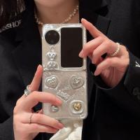 ราคา SAMSUNG LUKENเคสโทรศัพท์สําหรับSamsung Galaxy Z Flip7 6 5 4 3 OPPOค้นหาN2 Flip N3 Flipน่ารักGlitter 3D Love Heartปกหลังพร้อมShinny ChainสําหรับFlip3 Flip4 Flip5 Flip6 N2Flip N3 Flip (43358528196)