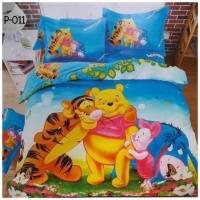 ราคา ชุดผ้าปู+ผ้านวม ลายหมีพูห์ (1496820222)