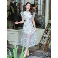 ราคา เดรสงานปักทั้งชุด งานป้าย (6000152430)