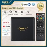 ราคา Q96 L2 สมาร์ททีวี Android 10 S905L2 Quad Core 2.4G/5G Dual WIFI 4K Ultra HD STB บลูทูธ 4.0 H.265 Media Player โฮมเธียเตอร์ (43559551831)