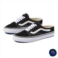 ราคา [ของแท้ ส่งไว จากไทย] VANS OLD SKOOL MULE BLACK/TRUE WHITE (21451713934)