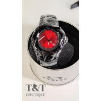 ราคา Oakley:Blade watch/Black strap, red dial/Y2K (29281564147)