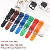 ราคา CASIO สายนาฬิกาข้อมือ กันน้ำ ขนาด 16 มม. สําหรับ Casio Mcw - 100 H Mcw 110 H Hdd - S 100 Wv - 200 W - S 220 Ae - 2100 (7752381875)