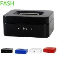 ราคา FASH กล่องเงินสดล็อค, กล่องใส่เงินโลหะขนาดเล็ก/ขนาดใหญ่ที่ปลอดภัย, สองชั้นที่ทนทานพร้อมฝาครอบถาดพร้อมกล่องเก็บล็อคแบบรวม บ้าน (40618368490)