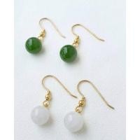 ราคา ต่างหูหยก [Jade Earring] (18505340070)