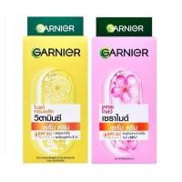 ราคา GARNIER VITAMIN/GARNIER CERAMIDE การ์นิเย่ ซากุระ โกลว์ เซราไมด์/ ไบรท์ คอมพลีท วิตามินซี 7ml x 6ซอง (29679047594)