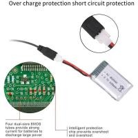 ราคา ▥ 3.7V 600Mah 802540 Droneแบตเตอรี่lipoสําหรับsyma X5c X5c-1 X5 X5sc X5sw H5c V931 S5c S5w Ss40 (42518502342)