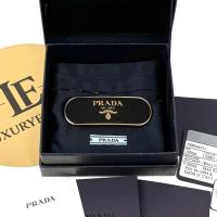 ราคา Prada Hair Clip กิ๊บติดผม 1IF022 สี Black / Gold ของแท้ 100% (29092161760)