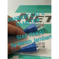 ราคา DF47 }} 10 เมตร NETKEY UTP CAT 6 สาย LAN พร้อมใช้งาน / cat6 panduit (57751346052)