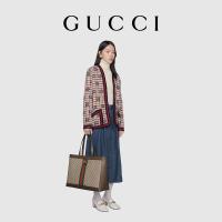 ราคา G GUCCI GUCCI Ophidia Series GG Tote Bag (43975805898)