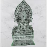 ราคา พระยอดขุนพล เนื้อชินตะกั่ว พิมพ์ปรกโพธิ์ ความสูง 4 ซม. (ไม่อัดกรอบ) (6270122975)