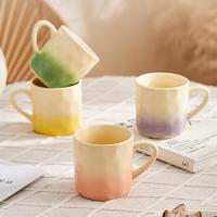 ราคา แก้วมัคไล่สี Morandi ความจุ 350 มล วัสดุเซรามิก แก้วมัค แก้วน้ำชา แก้วกาแฟ สามารถมอบเป็นของขวัญได้ (27756768187)