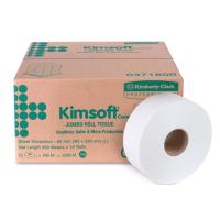 ราคา KIMSOFT กระดาษชำระม้วนใหญ่ คิมซอฟต์ จัมโบ้ โรล ทิชชู่ หนา 2 ชั้น รหัสสินค้า 03718 สินค้าคิมเบอร์ลี่ย์-คล๊าค 12 ม้วน (21986811825)