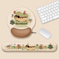 ราคา Meng NI Dachshund แผ่นรองเมาส์ยามข้อมือ โฮมออฟฟิศกันลื่น ที่วางข้อมือ แผ่นรองข้อมือผู้หญิงซิลิโคน (41707019019)