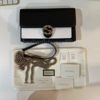 ราคา gucci interlocking woc แท้ 100% มือสองสภาพดี99%ใช้งานน้อยนอนตู้ (23153063834)