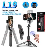 ราคา L19s Mobile Gimbal Stabilizer with Wireless Remote, Extendable Selfie Stick and Tripod, 360 Auto Rotation, Auto Balance (25841294650)