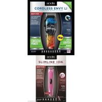 ราคา ปัตตาเลี่ยนตัดผม. ไร้สาย Andis มาเป็นคู่ ปัตตาเลี่ยนตัดผม ไร้สายทั้งตัดทั้งแกะลายกันขอบ (2 ชุดลายนานาชาติและสีชมพู) (1430686799)