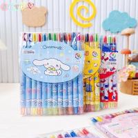 ราคา JKTH 12 ชิ้น/เซ็ตเด็กวาดดินสอสี Kawaii Sanrio Kuromi Melody Hello Kitty เครื่องเขียนนักเรียน Art Sketching อุปกรณ์วาดภาพ JKK (45000707408)