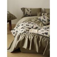 ราคา สไตล์ย้อนยุคฝรั่งเศส 180 นับผ้านวมผ้าฝ้ายหลักยาวชุดสี่ชิ้นหัวใจ girly ผ้าฝ้าย 100 แผ่นผ้าฝ้ายแท้และ (29455018719)