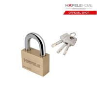 ราคา HAFELE กุญแจคล้องสายยูทองเหลือง 50 มม. / BRASS PADLOCK 50 mm. (2620967714)