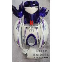 ราคา ชุดสี เฟรม ฟีโน่ Yamaha fino เก่า รุ่น คาบู เกย์เดียว 10ชิ้น เกย์แยก 9 ชิ้น รถปี 2007-2011 สีขาวไส้ม่วงclassic (13727541748)