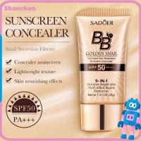 ราคา SHANCHAN Gold Snail BB Cream พร้อม SPF 50 PA++++ Full Band Sun Protection Persistent Concealer, Moisture 9 in 1 Multi Effect Repair Sunscreen (43217754829)