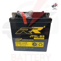 ราคา แบตเตอรี่ยี่ห้อ RR JT5L-BS ขนาด 12V. 5Ah. แบตแห้งสำหรับใส่รถมอเตอร์ไซค์ (19929761369)