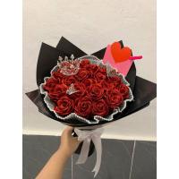 ราคา ช่อดอกไม้กุหลาบริบบิ้น5ดอก (41608466277)