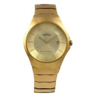 ราคา Technos Men's Watch Date T9687GC Gold (43056311433)