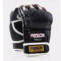 ราคา Yobear [สีดำ]WOLON นวมซ้อมมวยแบบตัดปลายนิ้ว นวมชกมวย นวมต่อยมวย นวมซ้อมมวย นวมมวยไทย (13006813091)