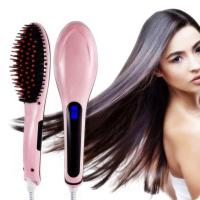 ราคา Fast Hair Straightener หวีรีดตรงไฟฟ้า แปรงหวีไฟฟ้าผมตรง (7214614716)