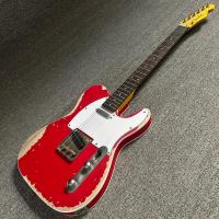 ราคา Relic Aged Fender Telecaster กีตาร์ไฟฟ้า ASH Body กีตาร์มืออาชีพ (แดง/ขาว/ชมพู/ดํา) (45800535305)