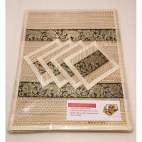 ราคา เซ็ตที่รองจาน รองแก้วเสื่อกก 4 ที่ ของที่ระลึกไทย (841802178)