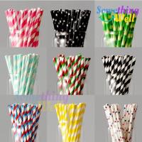 ราคา หลอดกระดาษ( Pack50ชิ้น) ย่อยสลายได้ หลอดดูดน้ำรักษ์โลก หลอดใช้แล้วทิ้ง(Paper Straw Biodegradable) (29237206137)