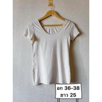 ราคา เสื้อแขนสั้น เสื้อผู้หญิง AIRism แบรนด์ Uniqlo มือสอง (A0110) (25679483004)