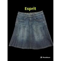 ราคา กระโปรงยีนส์ denim แบรนด์ esprit สภาพดี (28611000870)