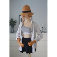 ราคา ZARA SIZE S เสื้อเชิ้ตสีเทามือสองของแท้ รูปถ่ายจากสินค้าจริง (26430915813)