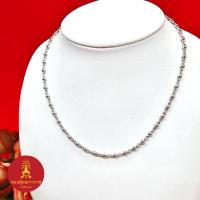 ราคา สร้อยคอโรเดียมลายไข่ปลา ความยาว 18 นิ้ว ตะขอสปริงกลม ใส่ได้ทุกโอกาส รูปถ่ายจากสินค้าจริง (18679622911)