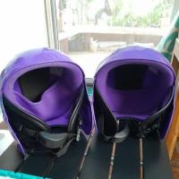 ราคา หมวกขี่จักรยานเด็ก มือสอง สีม่วง งานตู้ญี่ปุ่น (29761828699)