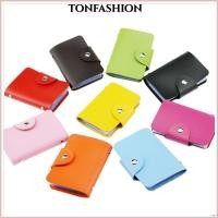 ราคา Tonfashion กระเป๋าใส่บัตรเครดิต หนัง PU 24 ช่อง เรียบง่าย สีพื้น (25013859020)