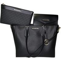 ราคา พร้อมส่ง ของแท้ ของใหม่ Michael Kors Kimberly Large Bonded 3 in 1 Tote (Crossbody and Clutch bundle) กป MK ถือและสะพายได (20226257758)