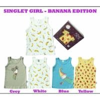 ราคา (CONTENTS 4 ชิ้น) KAZEL SINGLET BABY GIRL BANANA EDITION GIRLS CONTENDTS 4 (41524501433)