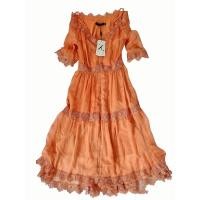 ราคา เดรสกระโปรงลูกไม้สีส้ม (21976974317)
