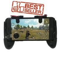 ราคา JA LENG จอยเกมมือถือด้ามจับเล่นเกม พร้อมจอยปุุ่มช่วยยิงpubg Shooting Tabและปุ่มROV ROS JL-D9 (1611765507)